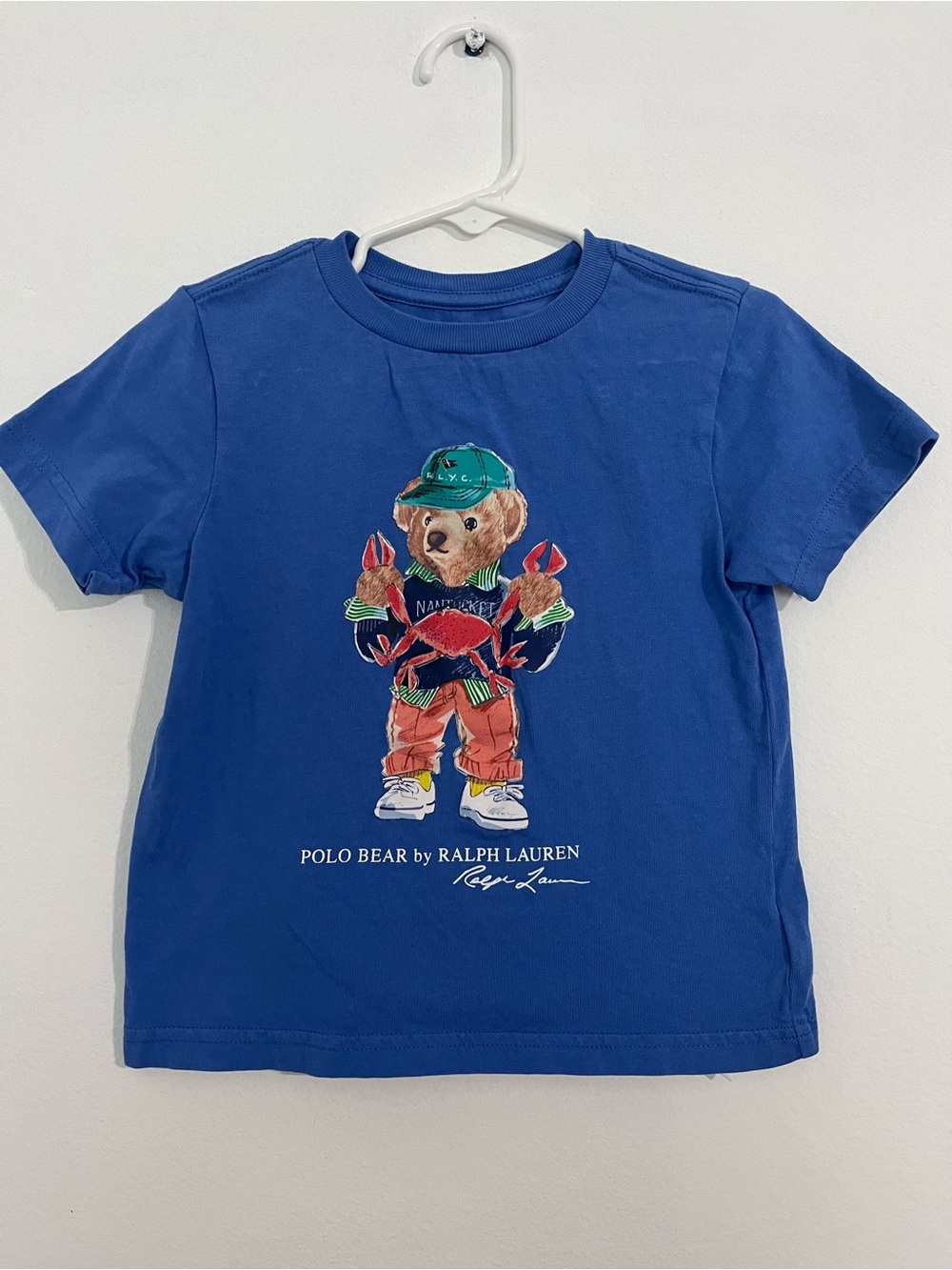 Polo by Ralph Lauren Royal Blue Bear Graphic Tee